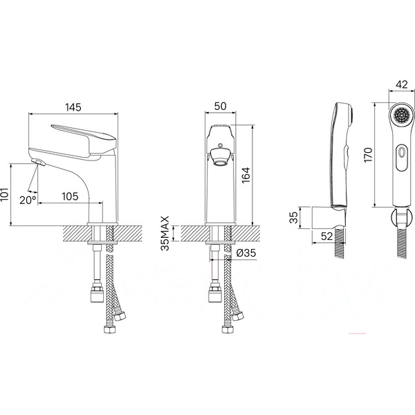 Смеситель IDDIS Torr TORSB00i08