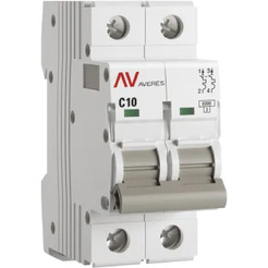 Выключатель автоматический EKF Averes AV-6 2P 10A (C) 6kA