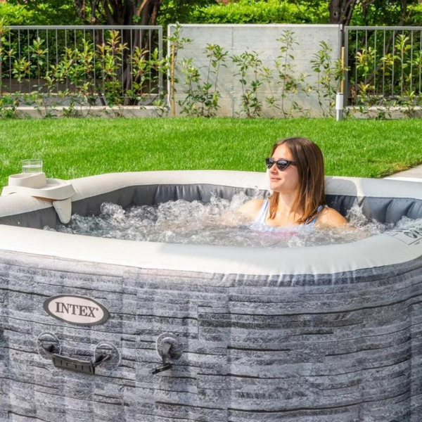 Бассейн-джакузи Intex Greystone Deluxe 28450