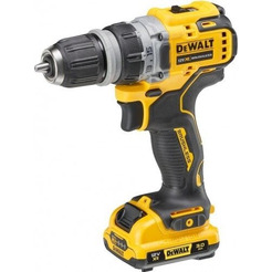 Дрель-шуруповерт DeWalt DCD703L2T (с 2-мя АКБ, кейс, набор патронов)