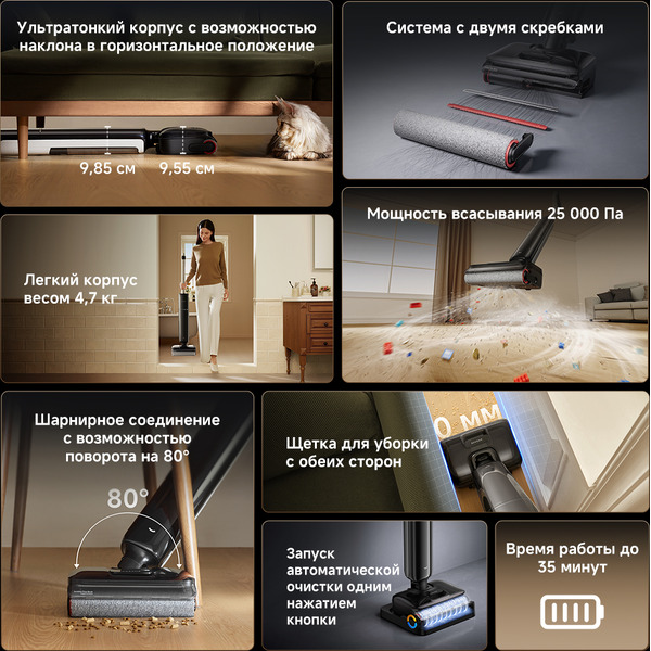 Пылесос Dreame G12 Wet and Dry Vacuum HHR32A