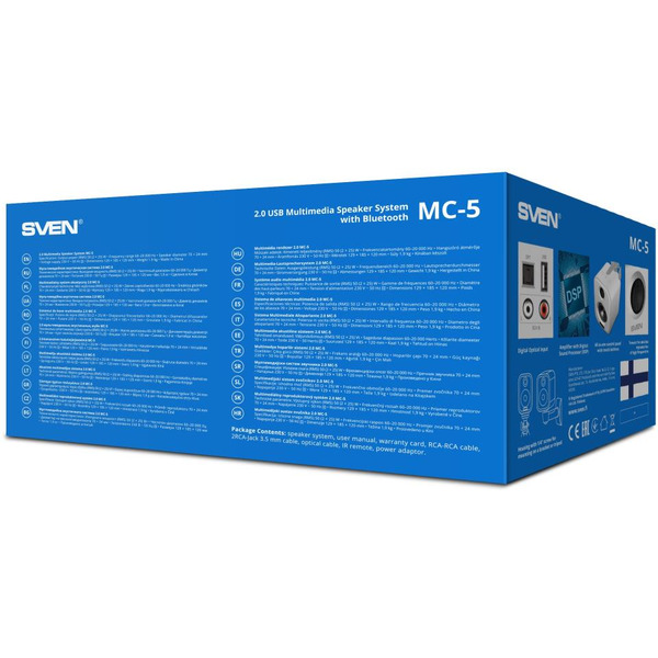 Акустическая система Sven MC-5 (SV-022525, белый)