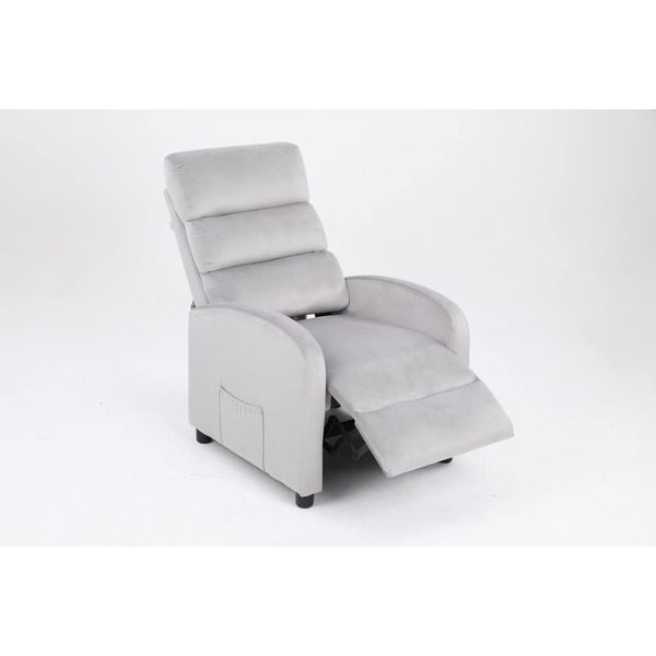 Кресло вибромассажное Calviano 2164 (велюр серый)