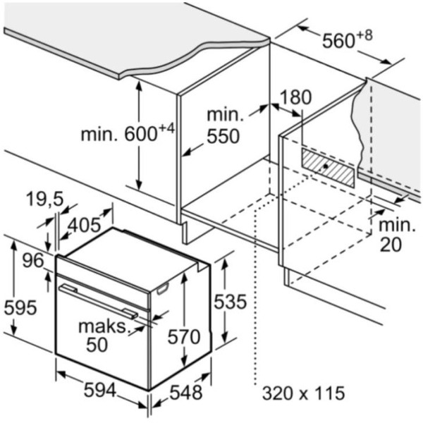 Духовой шкаф SIEMENS HB272ABB3