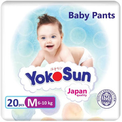 Подгузники-трусики детские YokoSun M 6-10кг (20 шт)