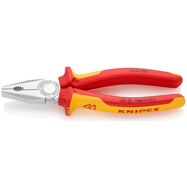 Плоскогубцы комбинированные KNIPEX 03 06 200 SB