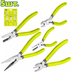 Набор шарнирно-губцевого инструмента 115-160мм DYLLU DTPS0605 (5 шт)