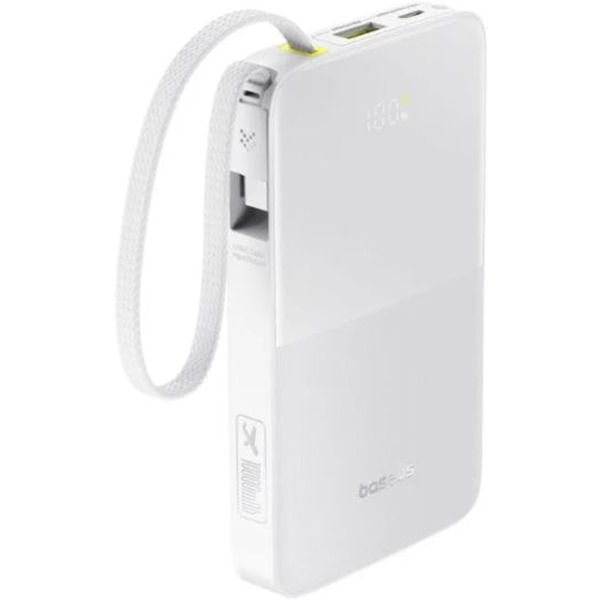 Внешний аккумулятор Baseus EnerFill FC51 Bipow2 Pro Power Bank 10000mAh (белый)