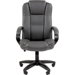 Офисное кресло CHAIRMAN 600LT 600LT (черный/экопремиум, серый)