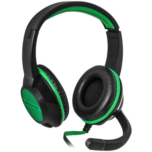 Гарнитура Defender Warhead G-200 зеленый + черный