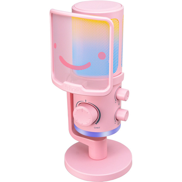 Микрофон FIFINE AM6P Pink электретный (малый конденсатор)
