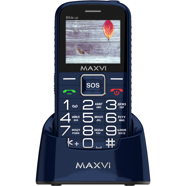 Мобильный телефон Maxvi B5ds up (темно-синий)