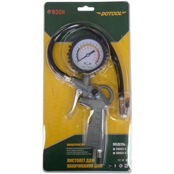 Пневмопистолет для накачки с манометром Edon RP8037-2