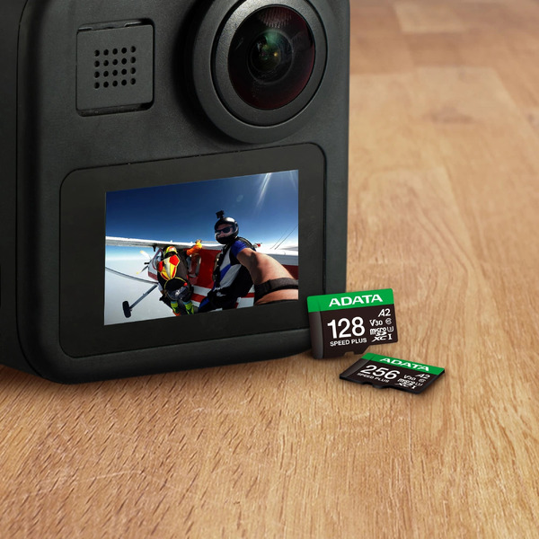 Карта памяти ADATA SPEED PLUS microSDXC 64GB UD64GUI3V30A2SP-RA1 (с адаптером)