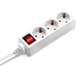 Удлинитель Buro BU-PS3.1/W (1.5м, 3 розетки, белый)