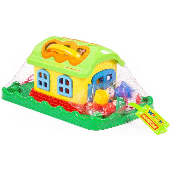 Сортер Полесье Сказочный домик на лужайке (в сеточке)