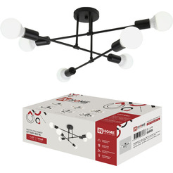 Люстра под лампу INhome LOFT EASY-6E27-BL 6хЕ27 черный