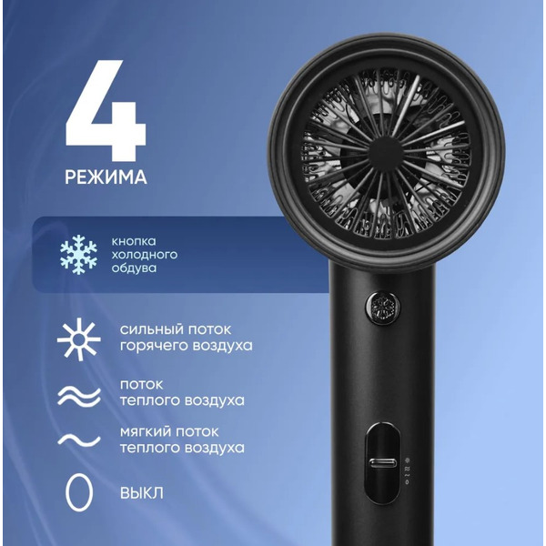 Фен CENTEK CT-2204 (серый)