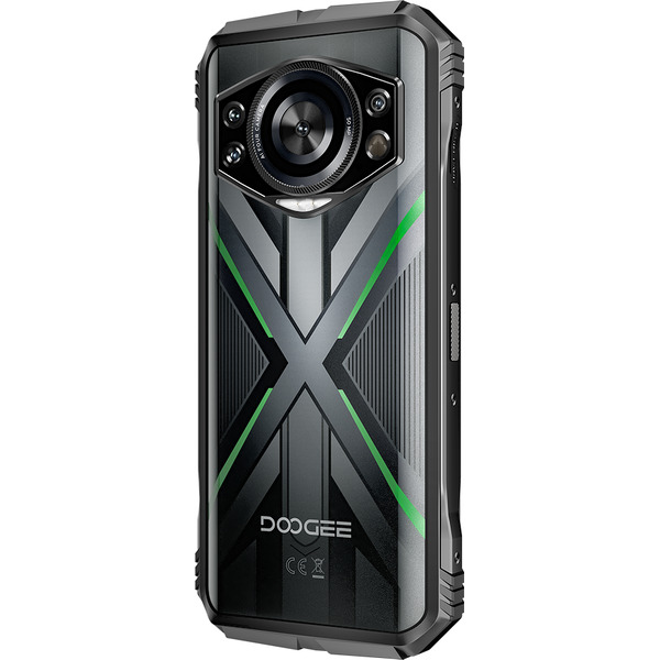 Смартфон Doogee S Cyber Pro 12GB/512GB (черный/зеленый)