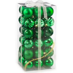Набор новогодних шаров Ausini B8145GN (зеленый)