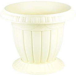 Кашпо балконное Ар-Пласт Валенсия5 55л слоновая кость