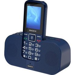 Кнопочный телефон Maxvi RT-04 (синий)