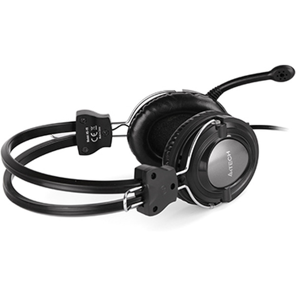 A4TECH Гарнитура HS-19-1 Gray