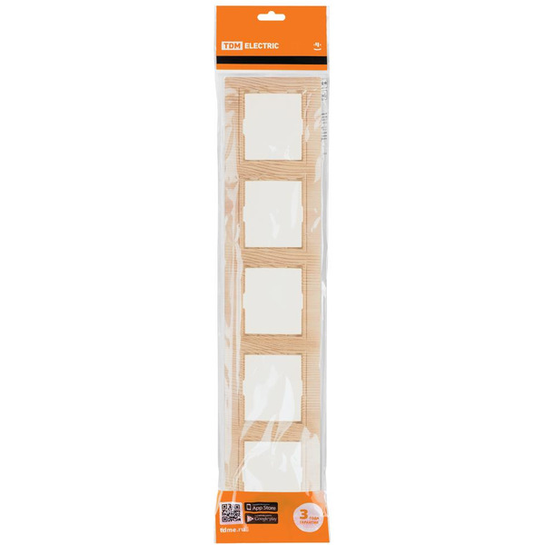 Рамка TDM Electric Таймыр ЭКО SQ1814-0232 (сосна)