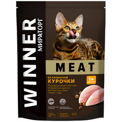 Сухой корм для кошек Мираторг Meat из ароматной курочки 300 г