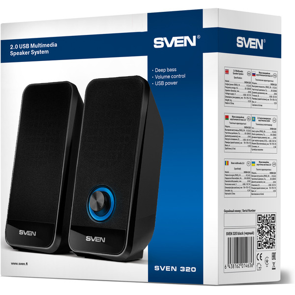 Акустическая система Sven 320 Black