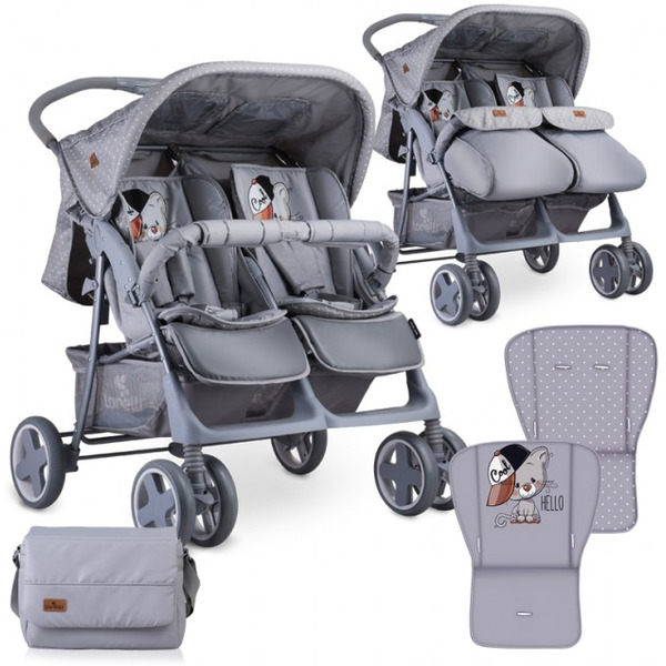 Детская коляска LORELLI Twin Grey Cool Cat