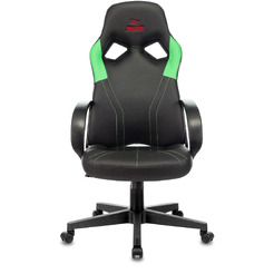 Кресло геймерское Бюрократ Zombie Runner (черный/зеленый)