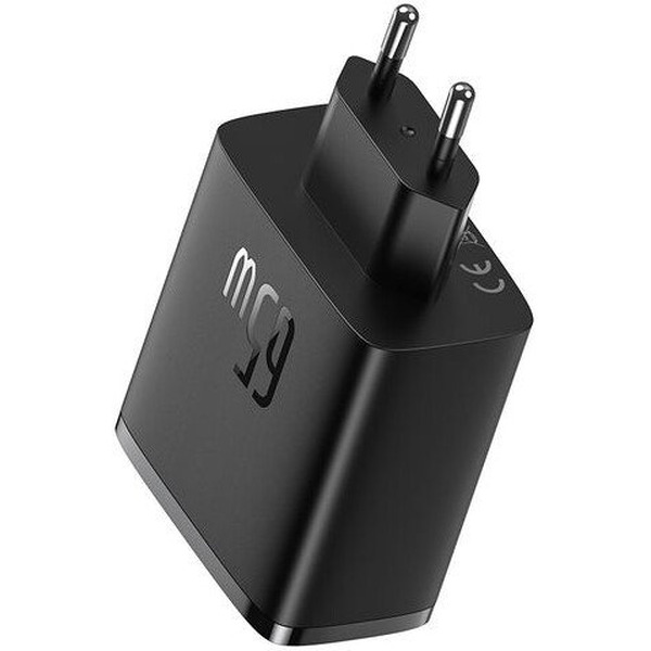 Сетевое зарядное Baseus Cube Pro 3 Ports Fast Charger 65W P10152301113-00 (черный)