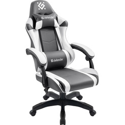 Игровое кресло Defender Fortune 64026 (Серый/белый)