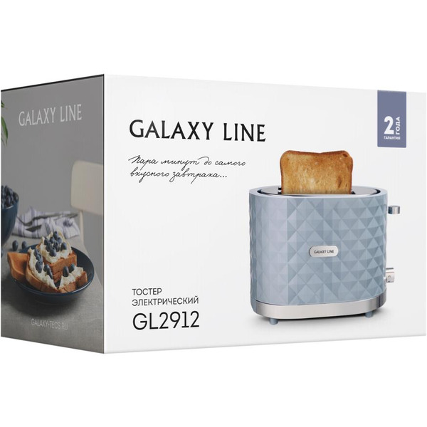 Тостер Galaxy Line GL2912 (серый)