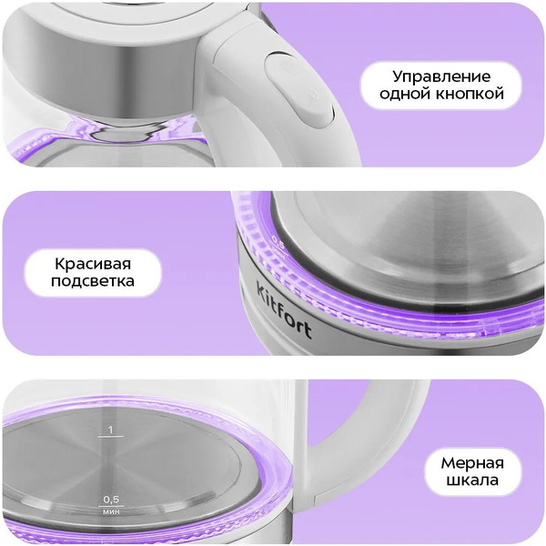 Электрочайник Kitfort КТ-8719