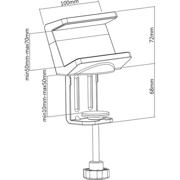 Держатель ErgoSmart MH01-2 (белый)