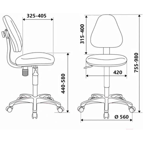 Компьютерное кресло Бюрократ KD-4 (маскарад)