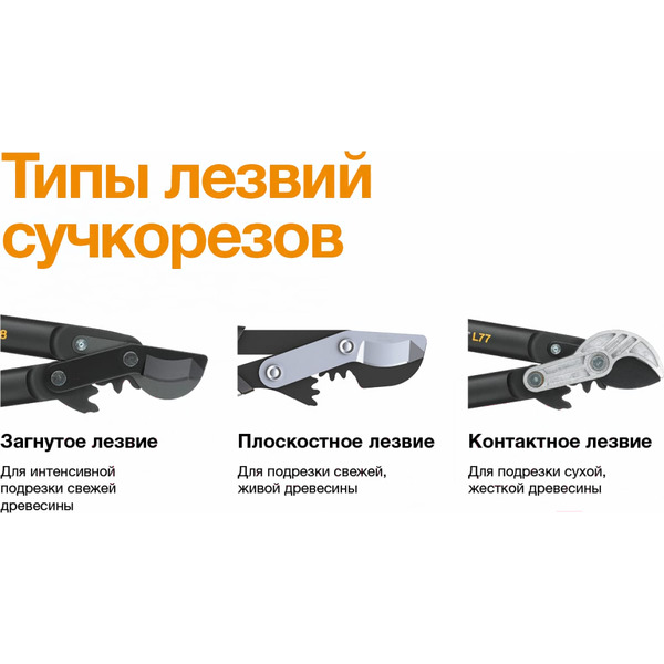 Сучкорез Fiskars PowerGear L78 1000584