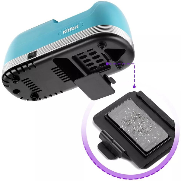 Электроточилка для ножей Kitfort КТ-4069-2 (темно-бирюзовый)