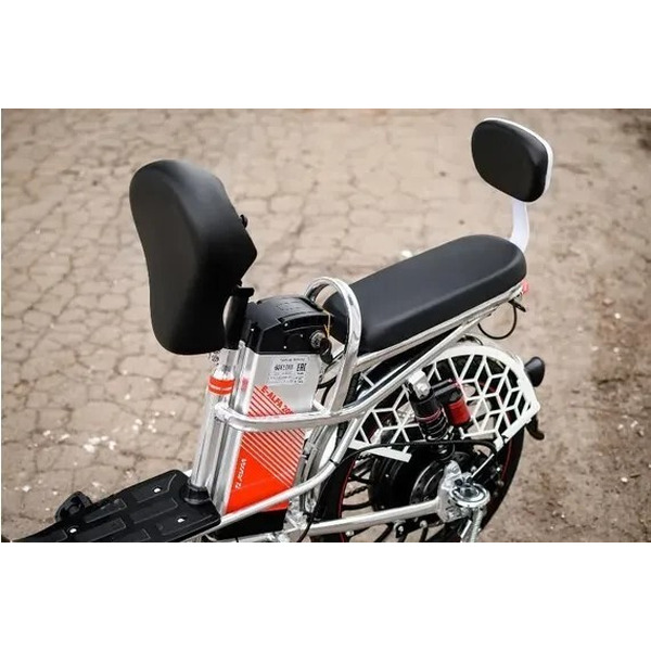 Электровелосипед AVM E-ALFA 20 Pro (серебристый)