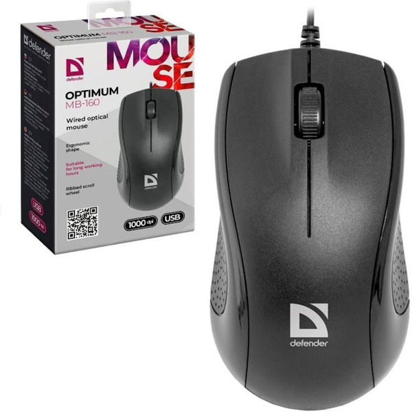 Проводная оптическая мышь Defender Optimum MB-160