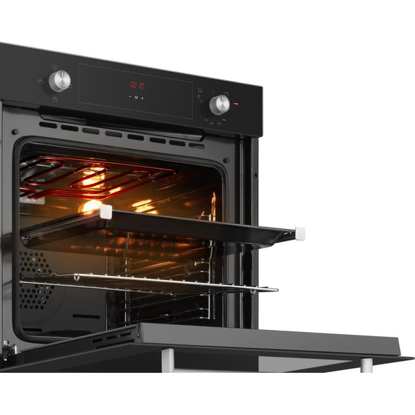 Газовый духовой шкаф Weissgauff WGO 706 D Black Glass