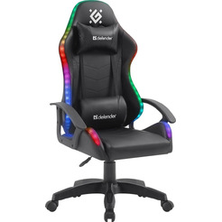 Игровое кресло Defender Factor X RGB (Черный) 64045