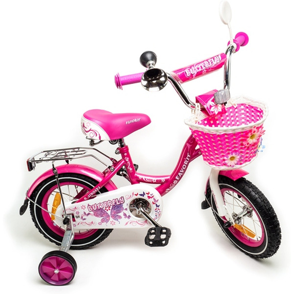 Детский велосипед Favorit Butterfly 12 (розовый)