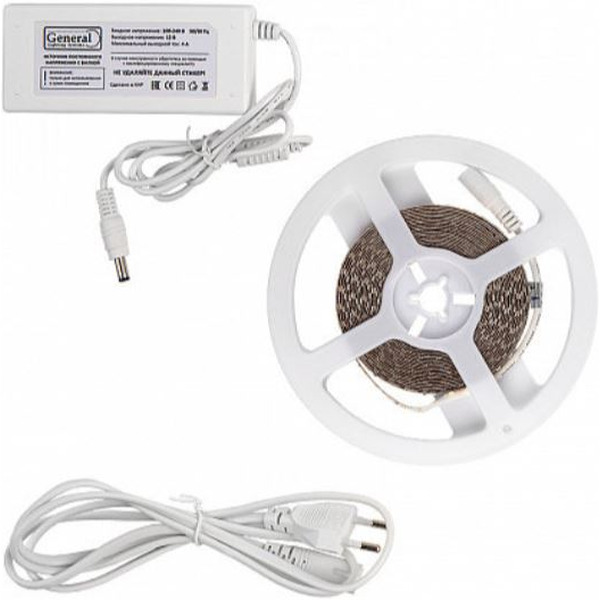 Лента светодиодная General Lighting Systems GLS-2835-120-9.6-12-IP20-PRO-6-5-KIT 501422
