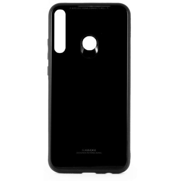 Накладка CASE Glassy Huawei P40 lite E / Y7P / Honor 9C (черный)
