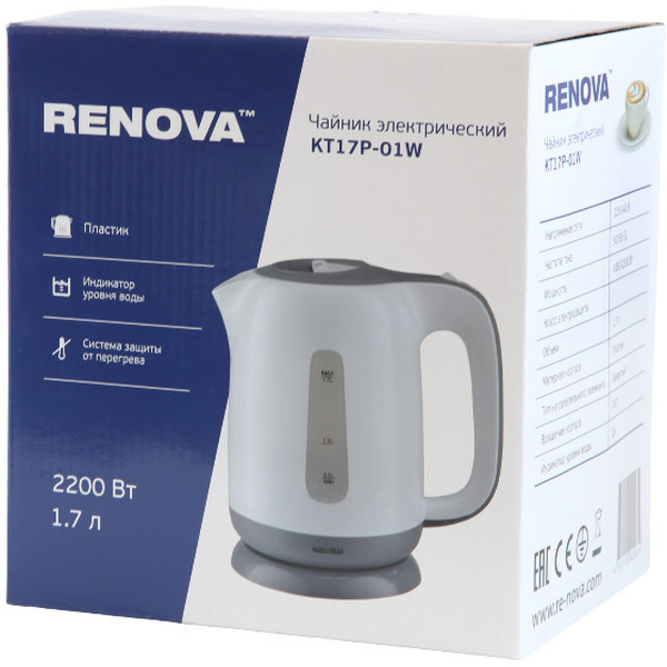 Электрический чайник Renova KT17P-01W