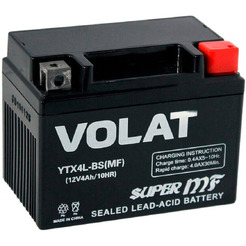 Мотоаккумулятор VOLAT YTX4L-BS 4Ah (MF) R+