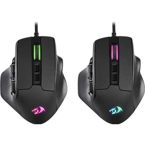 Проводная игровая мышь REDRAGON Aatrox черн,15кн,12400dpi (71276)